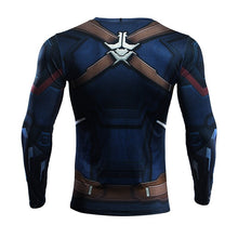 T-Shirt Captain America Avengers: Infinity War - Compression Long
