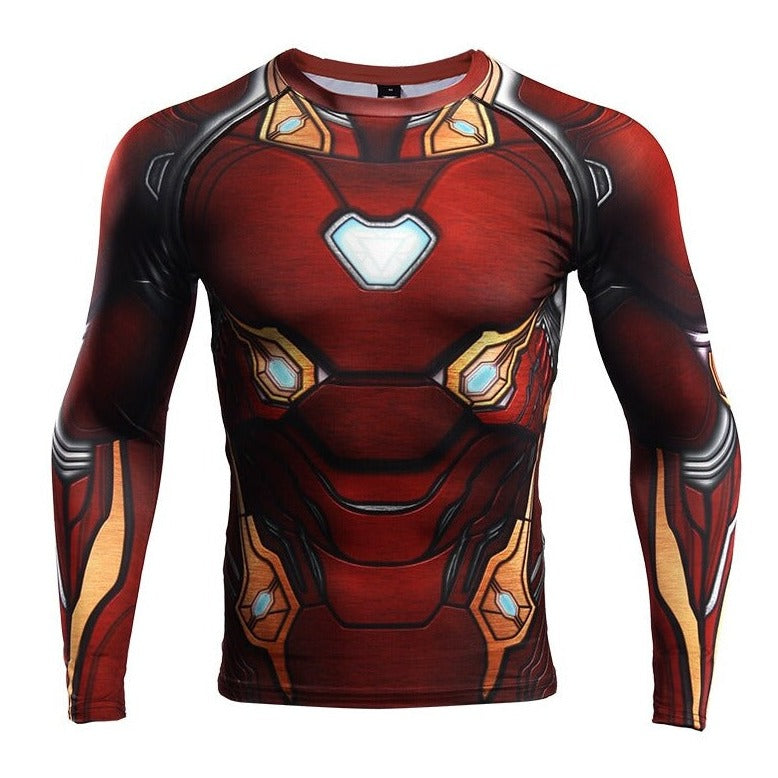 T-Shirt Iron-Man Mark 50 - Compression Long