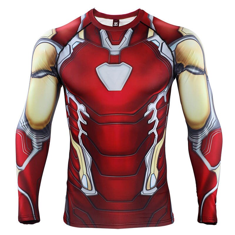 T-Shirt Iron-Man Mark 85 - Compression Long