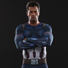 T-Shirt Captain America Avengers: Infinity War - Compression Long
