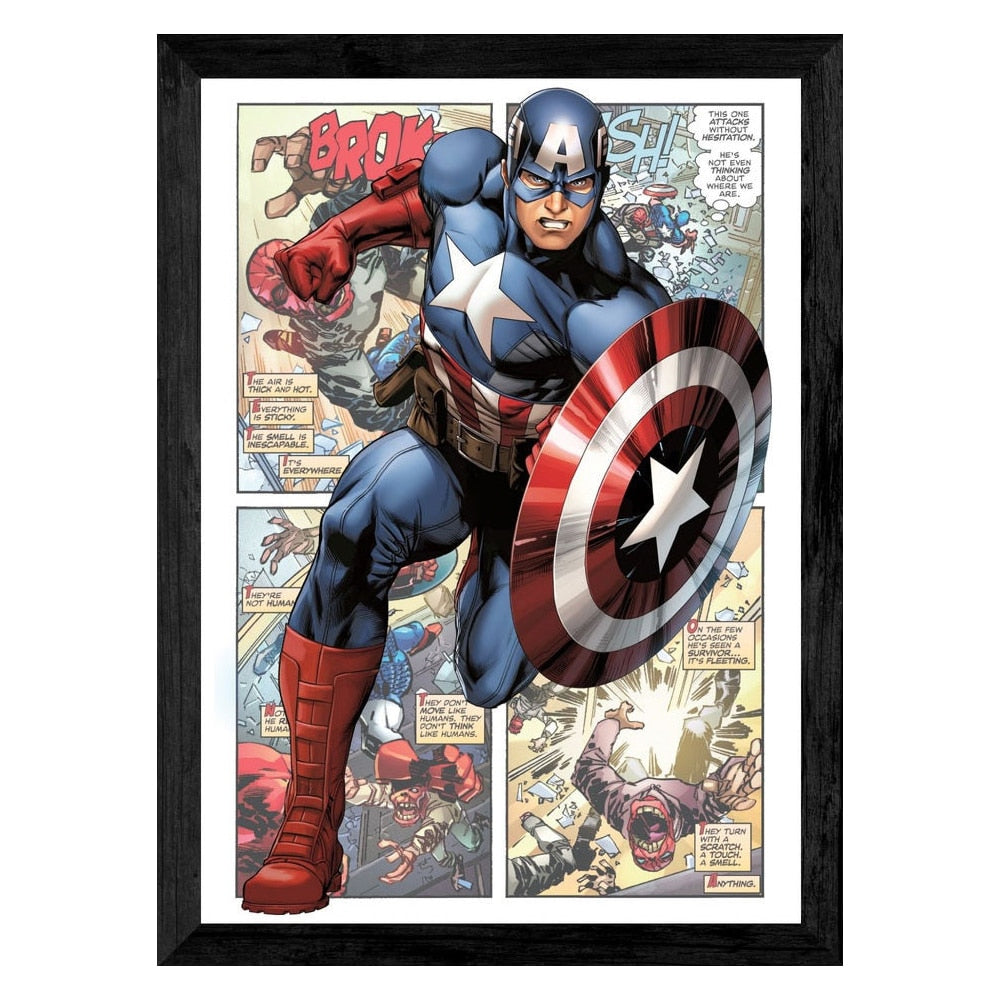 Tableau - Affiche de BD Captain America