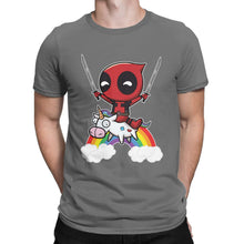 T-Shirt Deadpool On A Unicorn Crazy