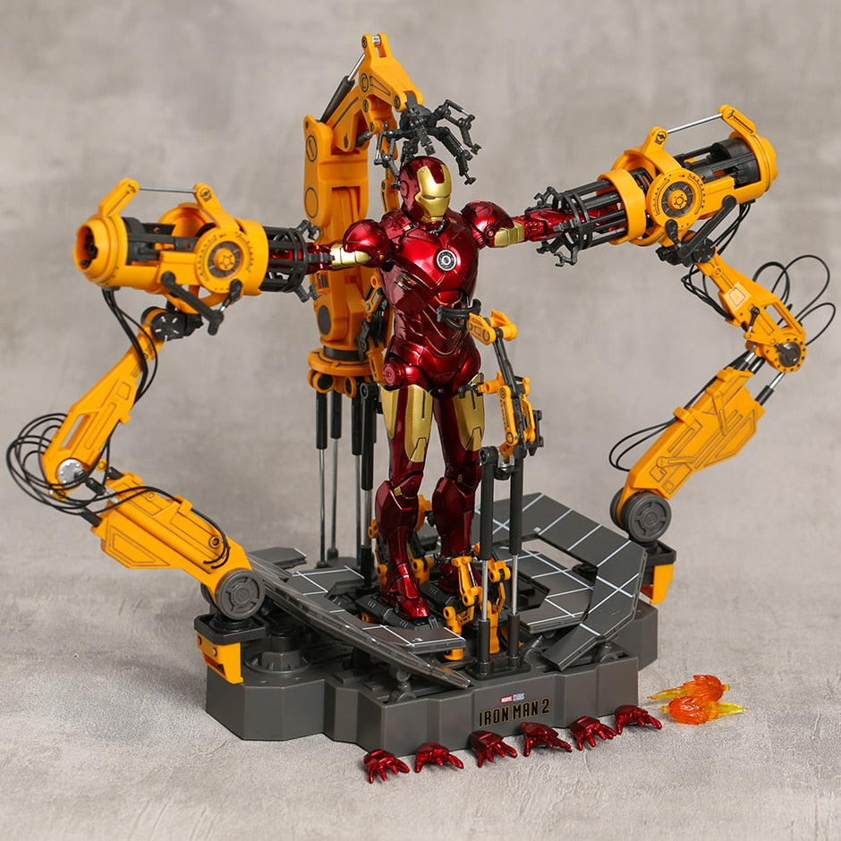 Figurine - Iron Man: Mark IV MK4 (with Suit-up Gantry)