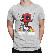 T-Shirt Deadpool On A Unicorn Crazy