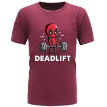 T-shirt Deadpool Deadlift
