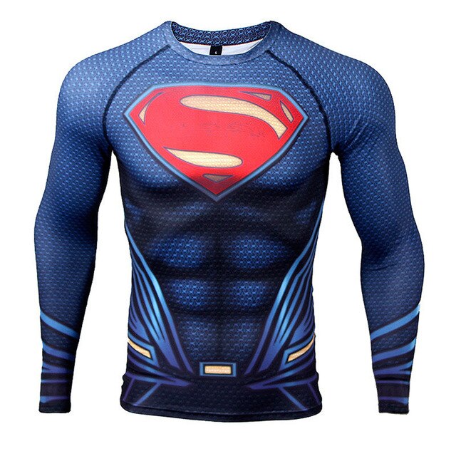 T-Shirt Superman - Compression Long