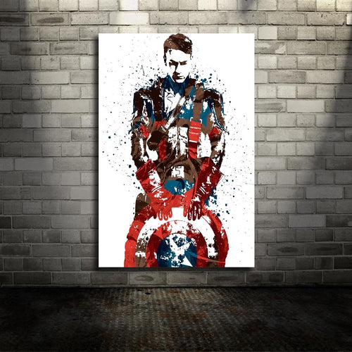 Tableau - Captain America Le symbole de la bravoure