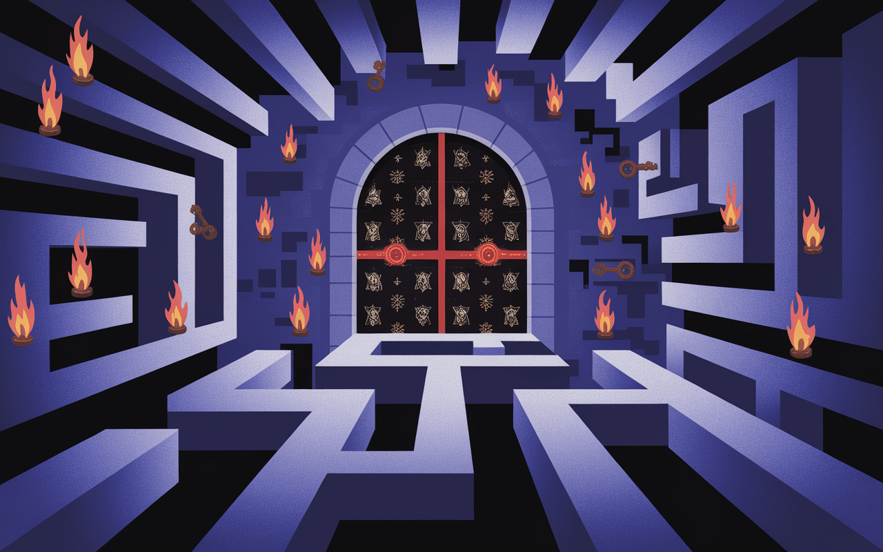 Labyrinthe pour accès au rat noir dofus