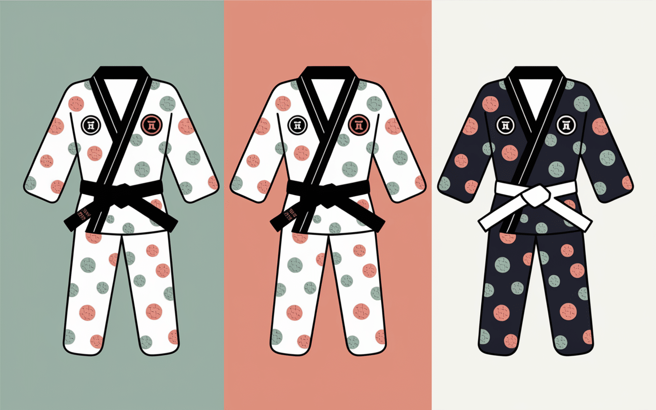Interface achat en ligne kimono jiu-jitsu
