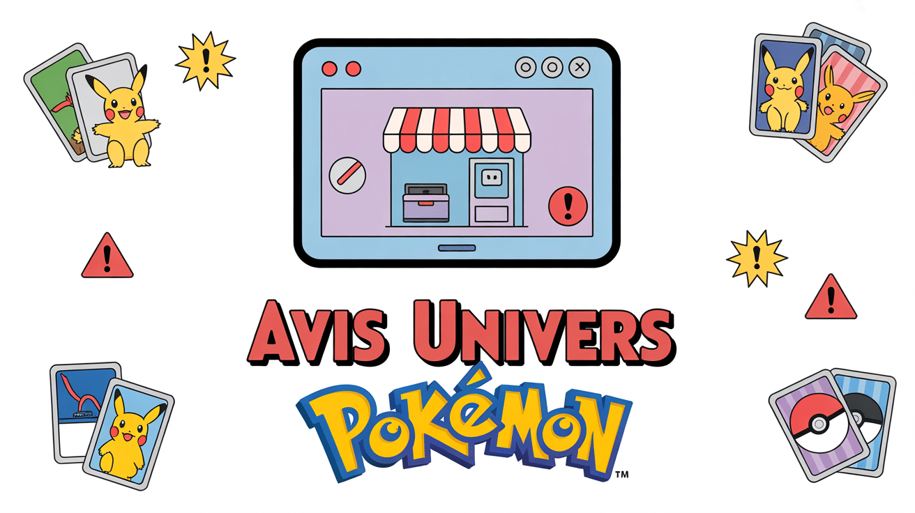 Illustration de boutique en ligne suspecte avec danger