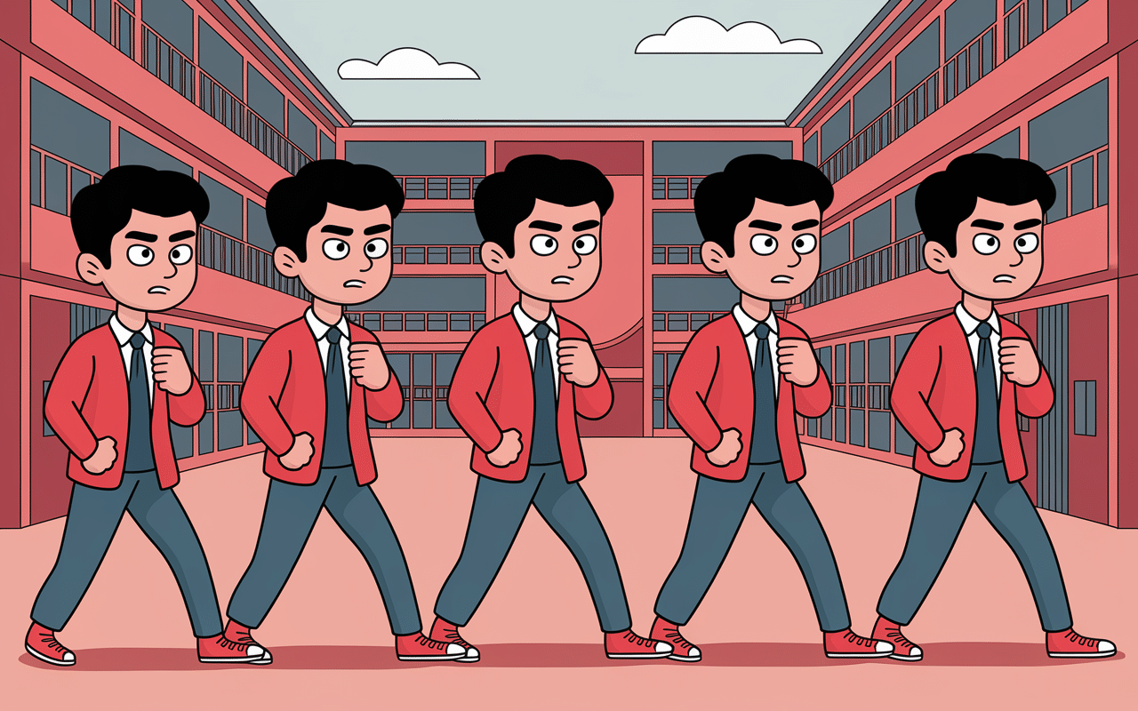 boss in school fr évolution de l'adolescent combattant