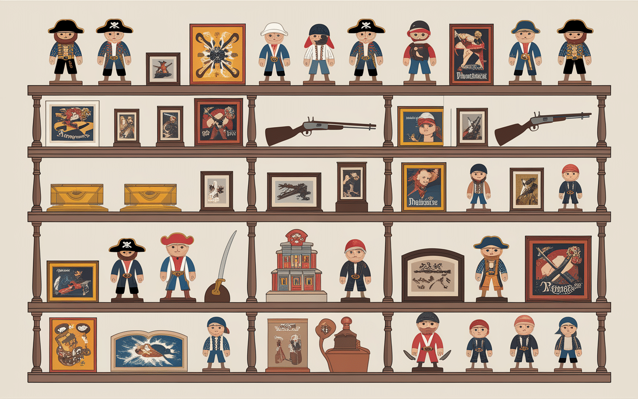 Collection de produits dérivés de Whitebeard