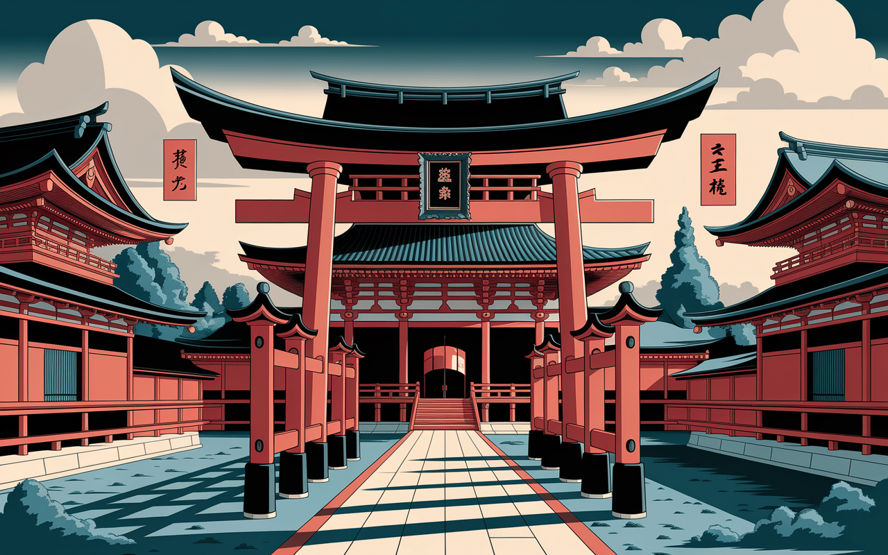 Temple japonais tsumi tsumi