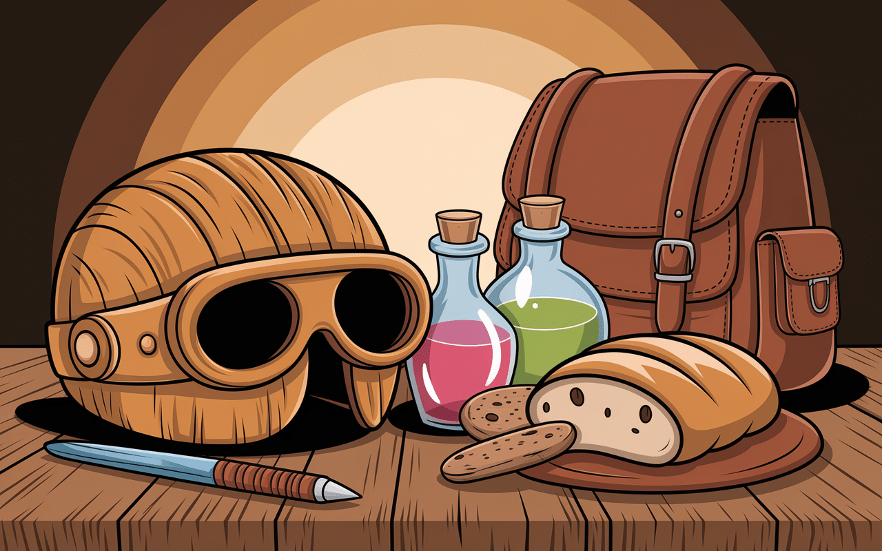 équipements d'aventurier et préparations pour la quête dofus