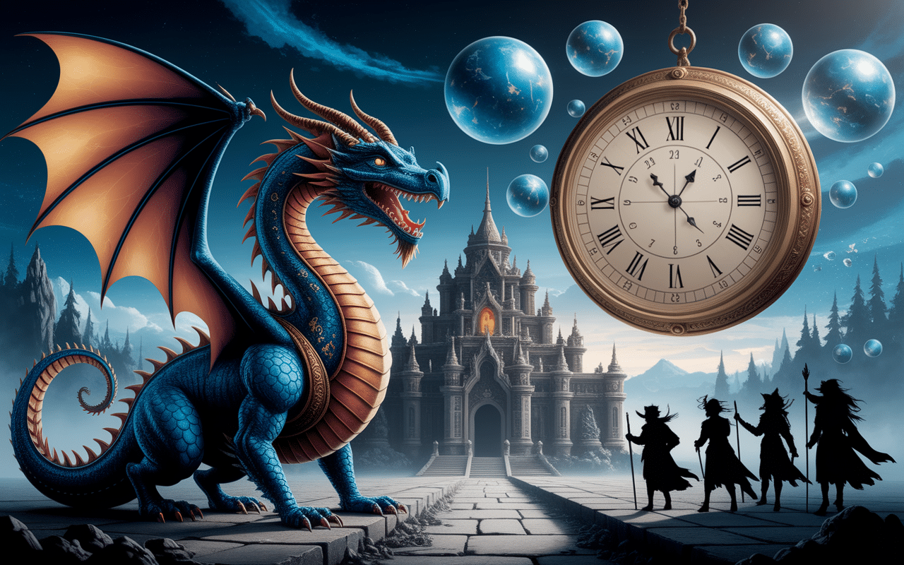 Dragon gardien et temple mystique de l'année du dragon Dofus