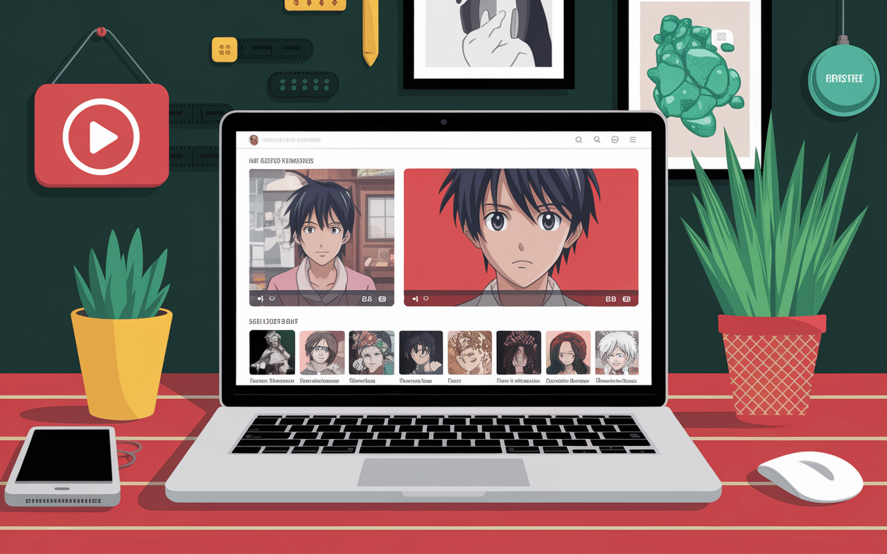 Interface streaming anime Boku no Tsuma