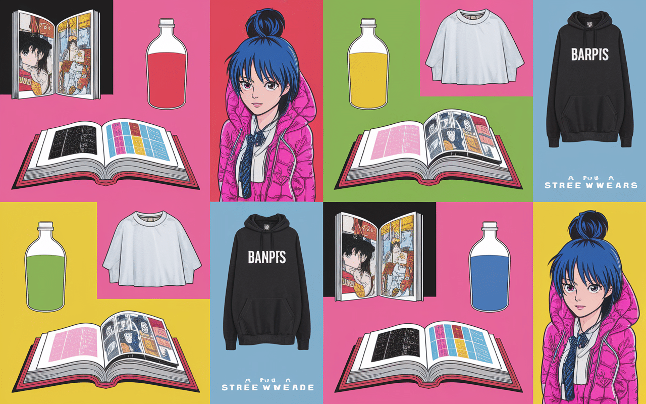 Manga et mode tsumi tsumi pop art