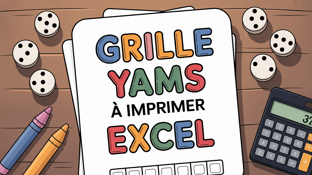 Grille Yams Imprimer Excel Pratique Et Facile Personnaliser Grille Yams Imprimer Excel Pratique Et Facile Personnaliser