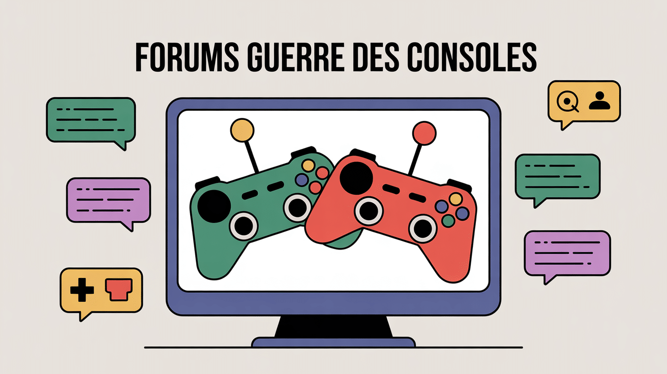 Guerre des consoles forum, manettes et débats gaming