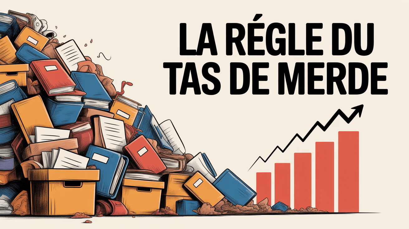 regle tas de merd image pile objets accumules