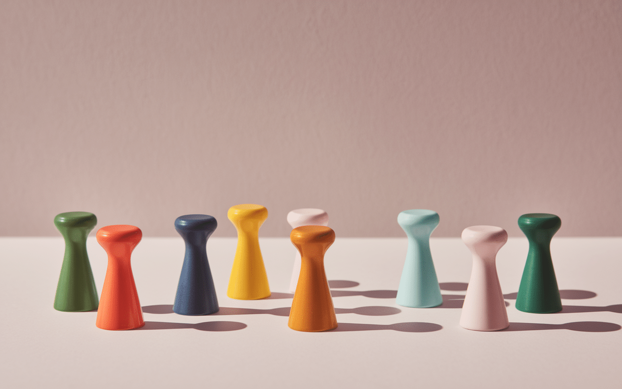 Différents modèles de 2.4g wireless controller gamepad sur surface claire