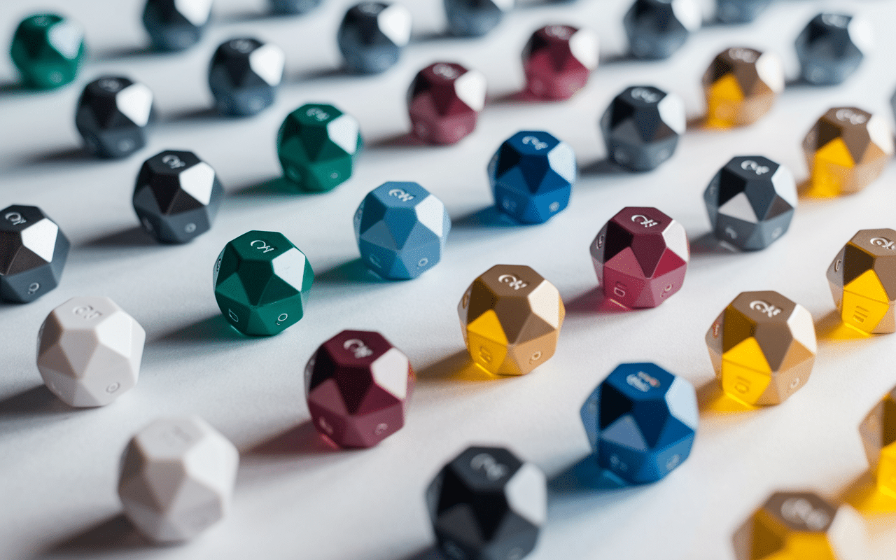 panorama dés jdr formes et matériaux