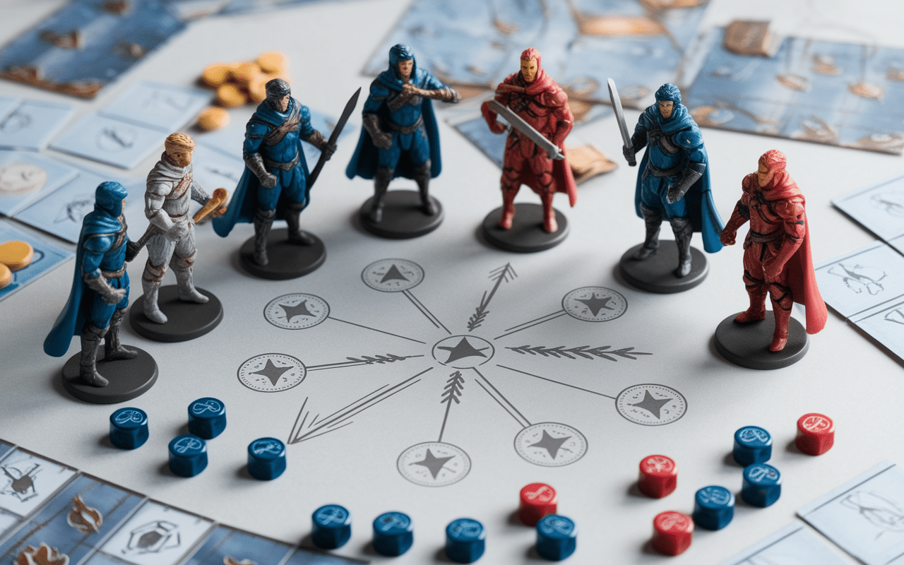 stratégies équipe figurines boss dice throne adventure