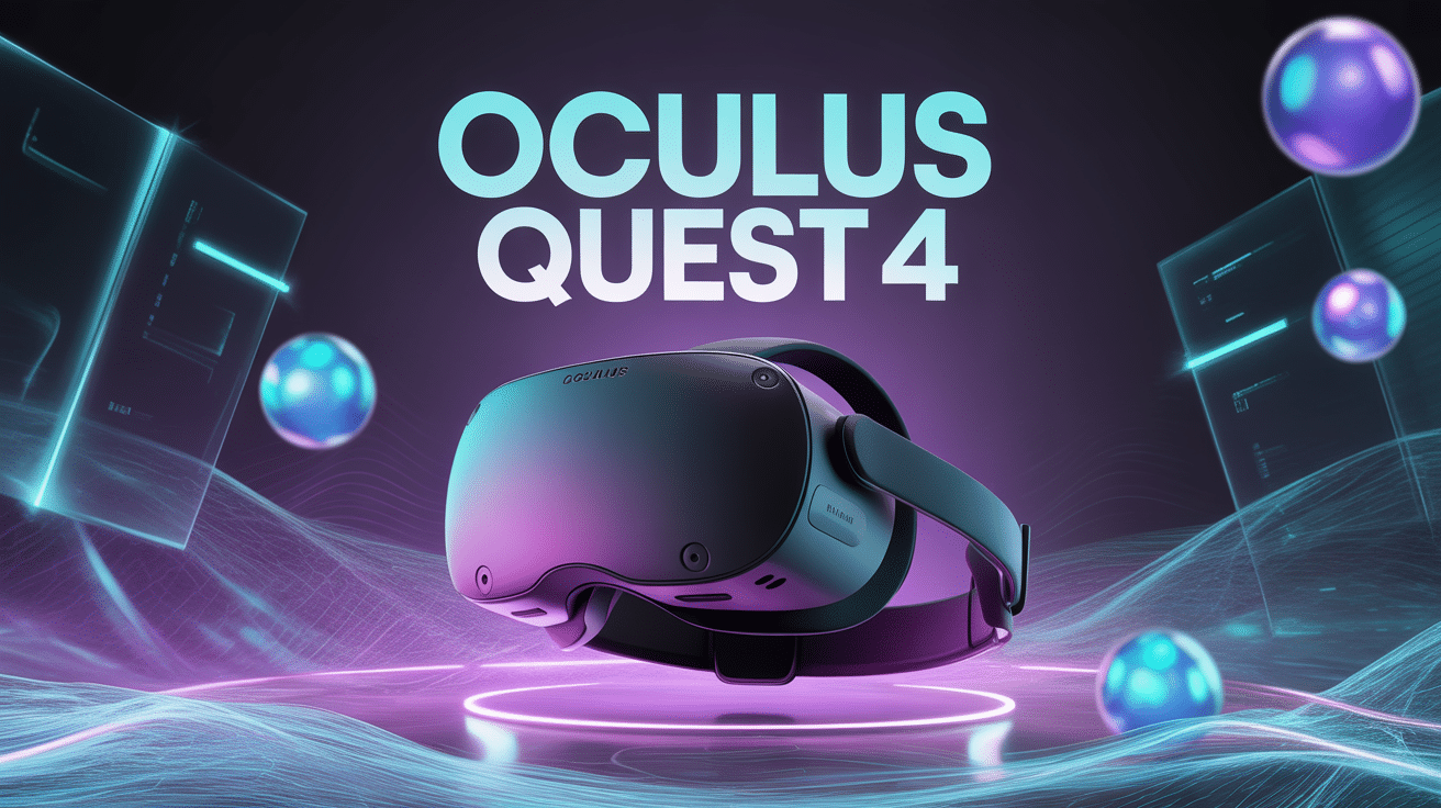 oculus quest 4 casque réalité virtuelle design moderne