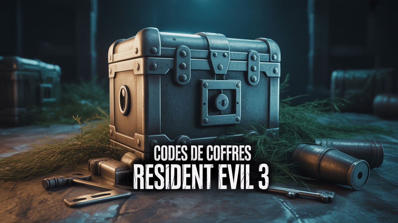 resident evil 3 code coffre coffre-fort et objets de jeu