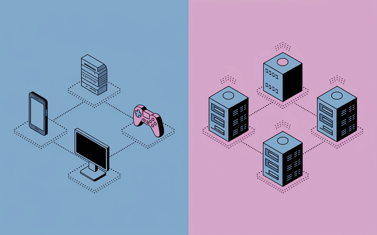 schéma réseau serveurs minecraft bedrock udp tcp