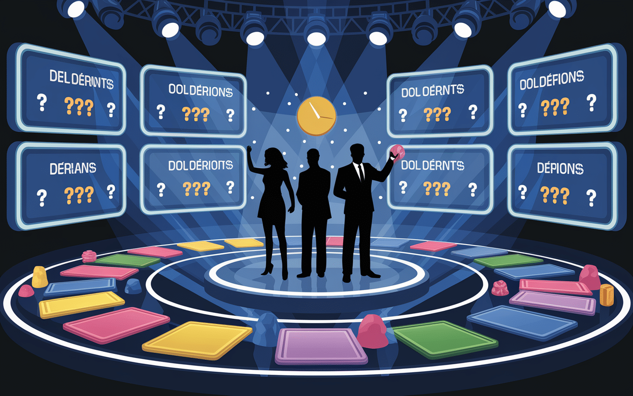 Candidats paf : le jeu sur plateau animés