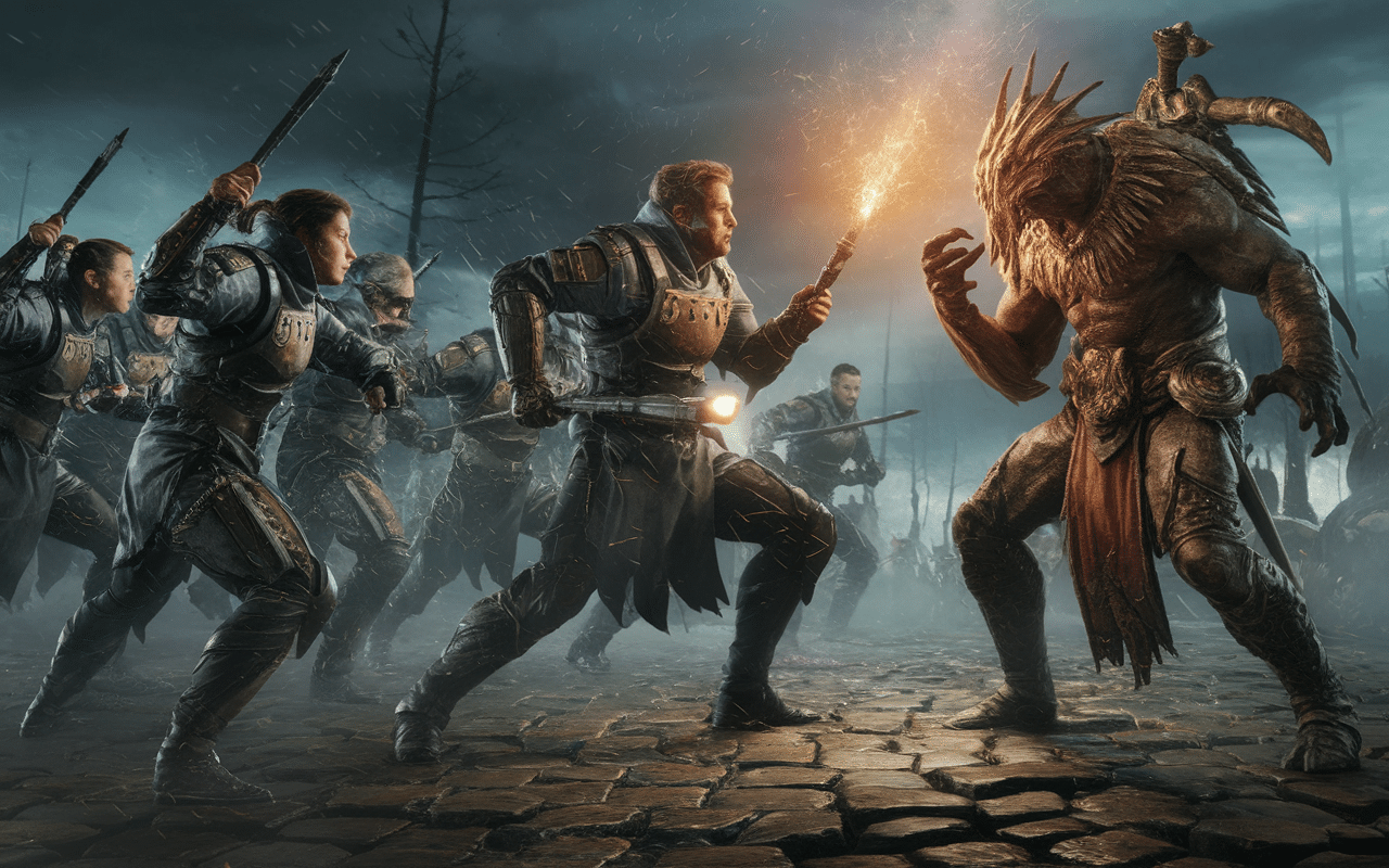 zir diablo 4 guerriers affrontent boss