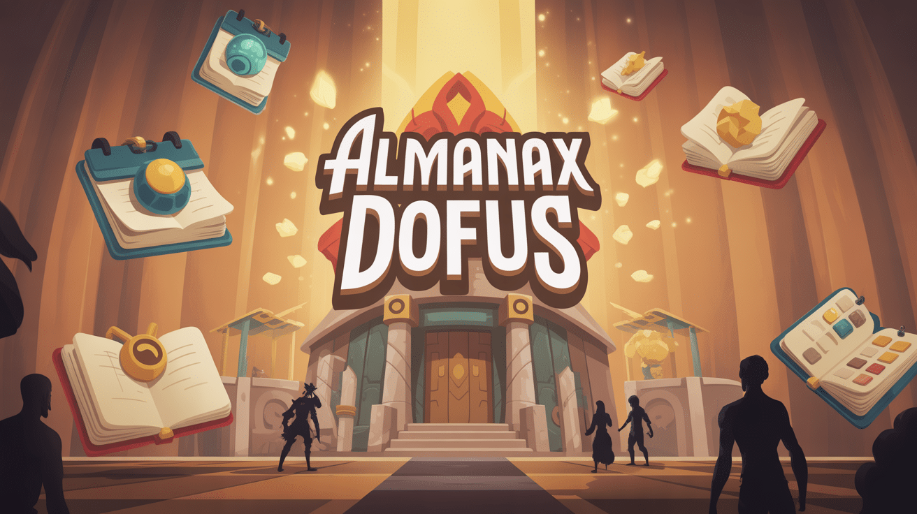 illustration du temple almanax dofus bonus quotidiens