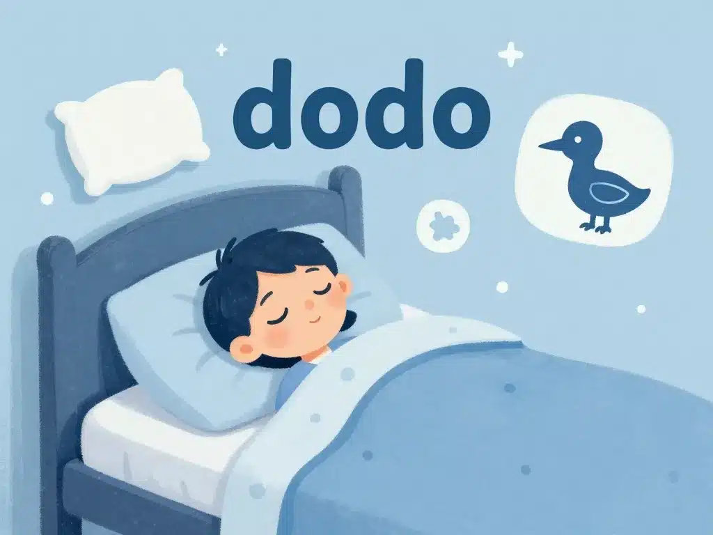 dodo image sommeil lit oiseau