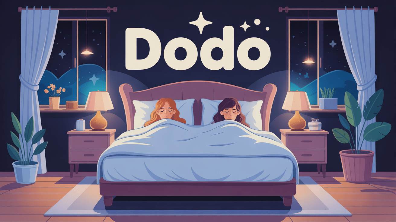 dodo illustration sommeil literie bien-être