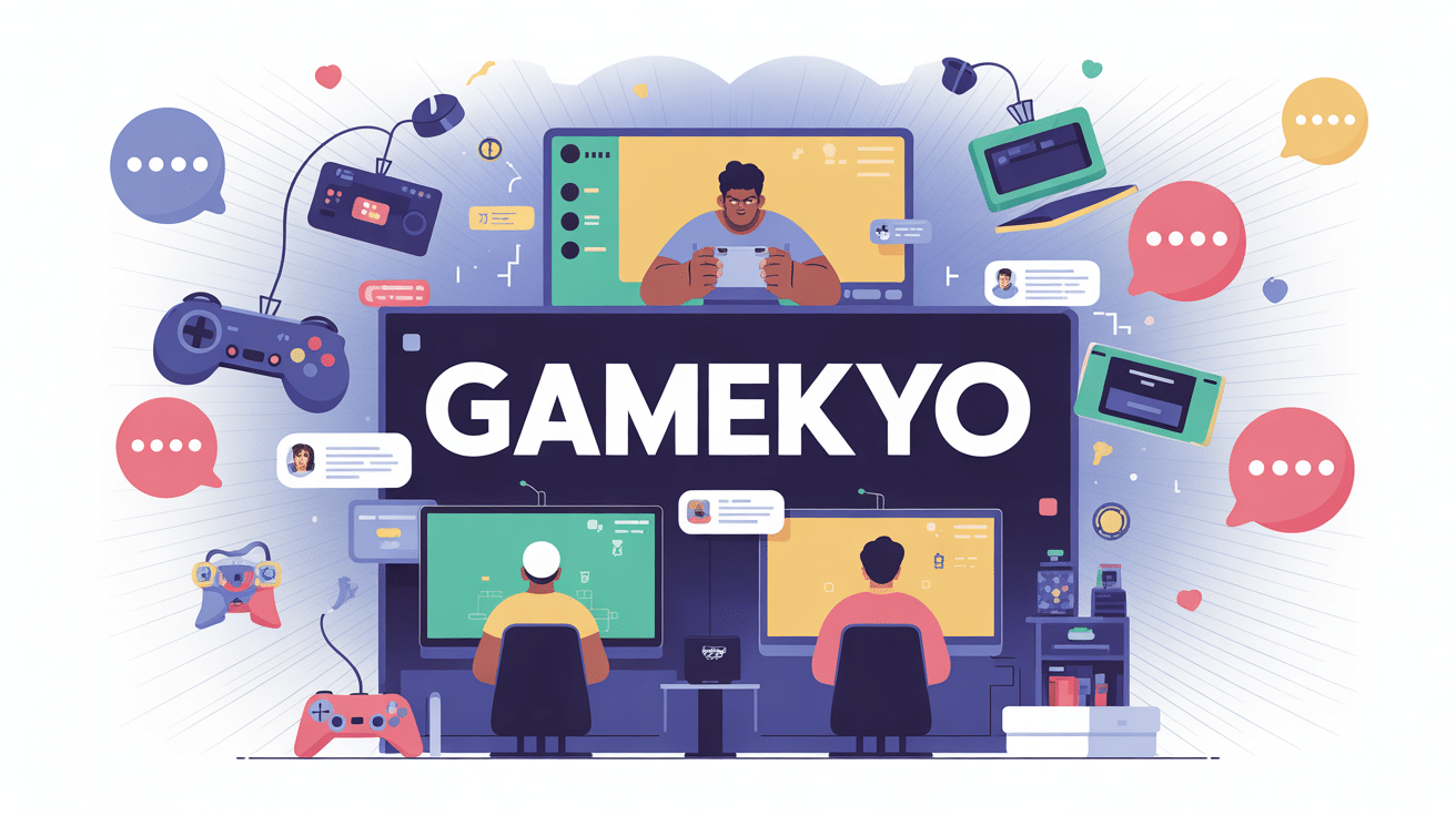 illustration portail gamekyo communauté gaming
