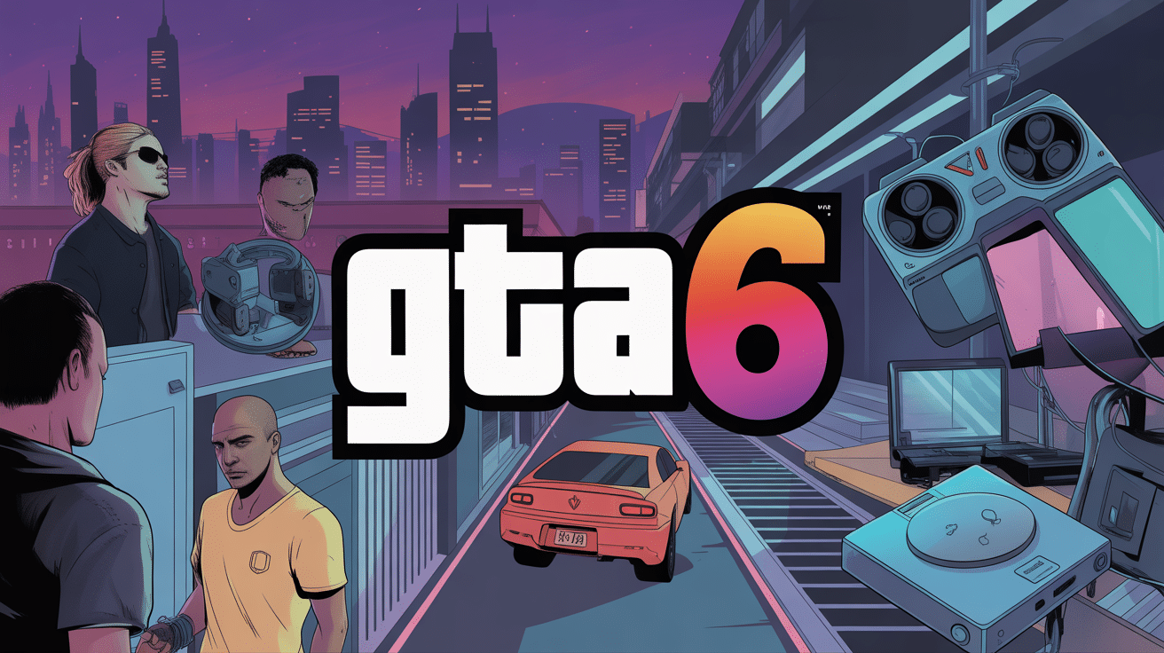 gta 6 illustration attente et ville