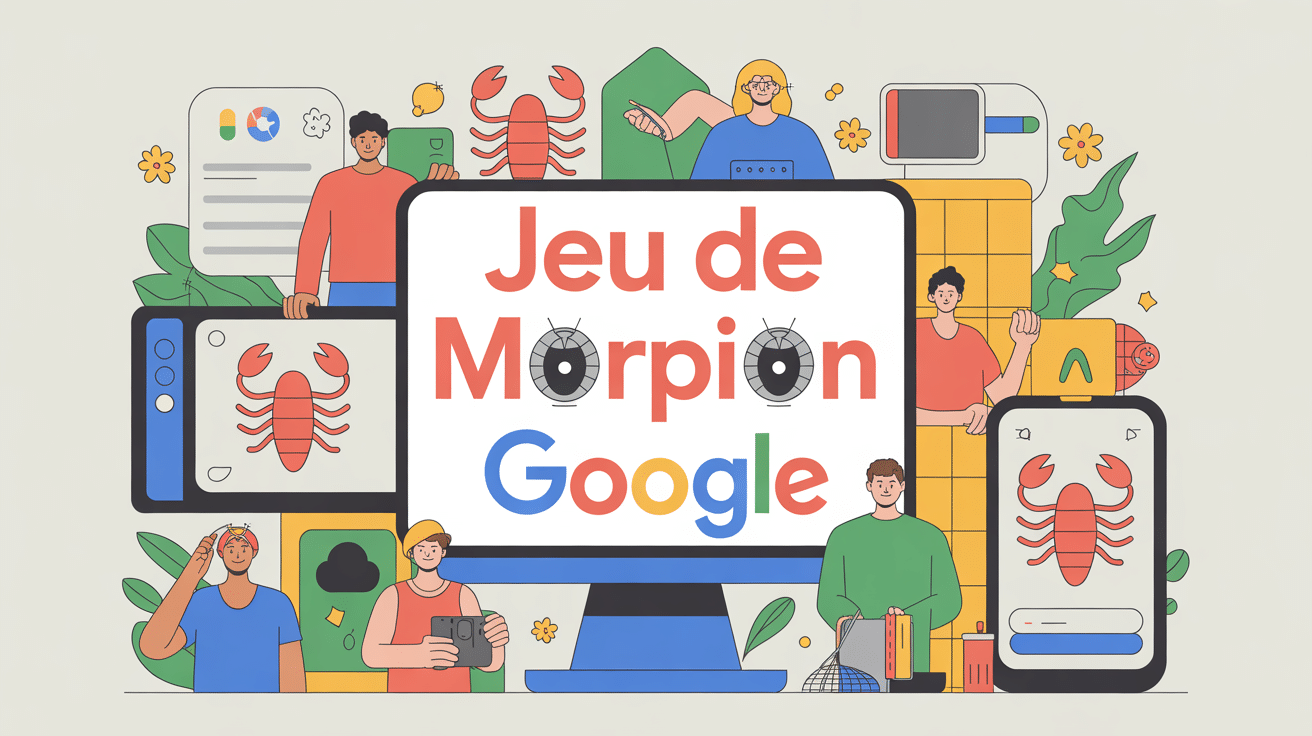 jeu de morpion google sur ordinateur et mobile, ambiance ludique