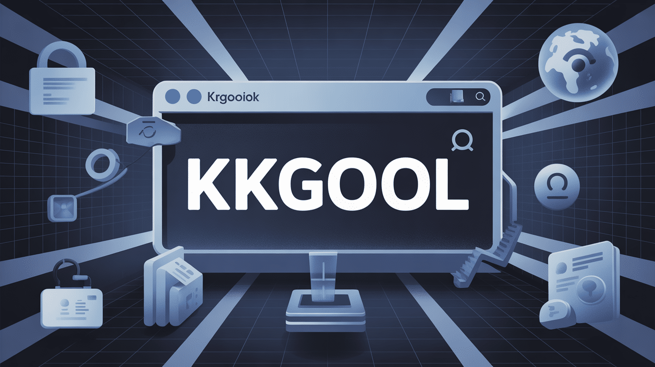 Illustration vectorielle kkgool mot clé obscur internet