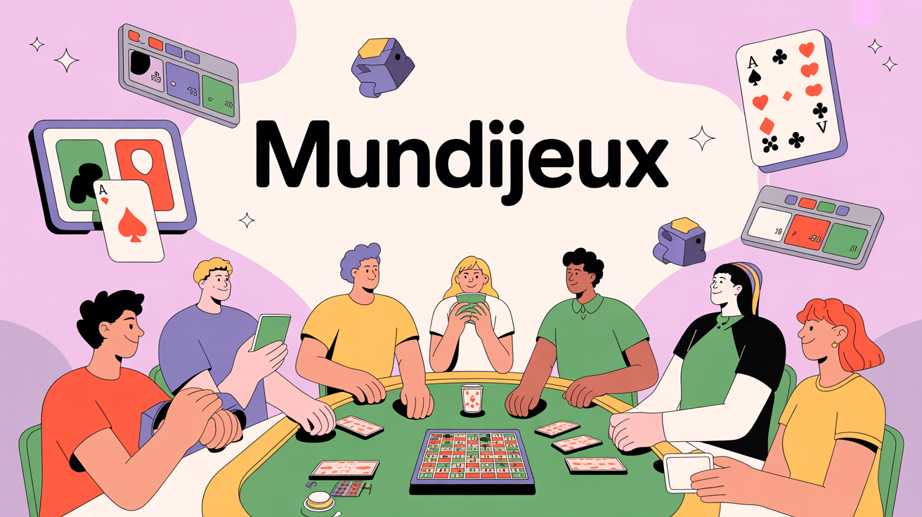 Illustration Mundijeux jeux de société cartes bingo