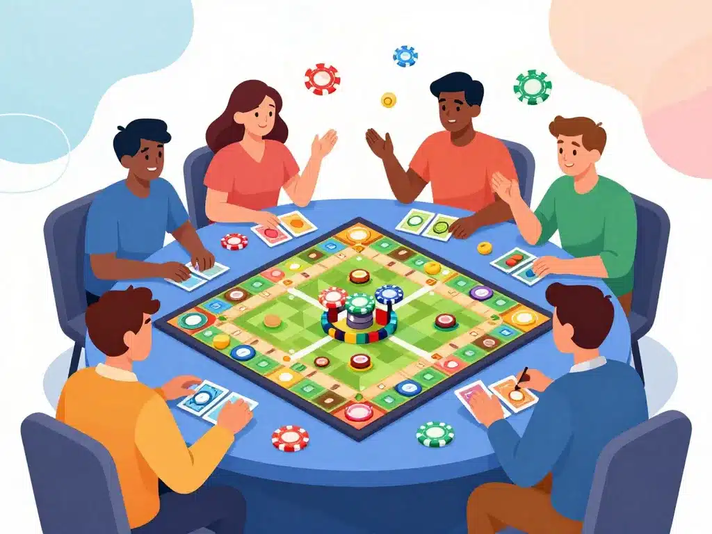 Image Mundijeux joueurs table virtuelle jeux société