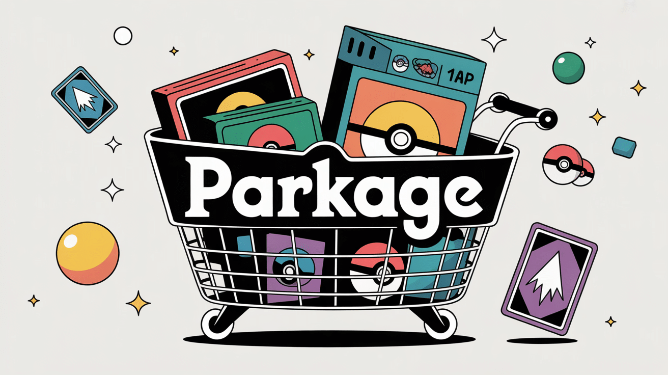 illustration parkage jeux de société cartes à collectionner