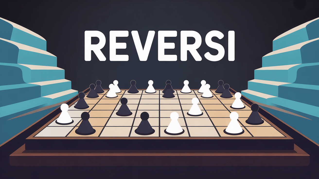 illustration reversi plateau stratégie