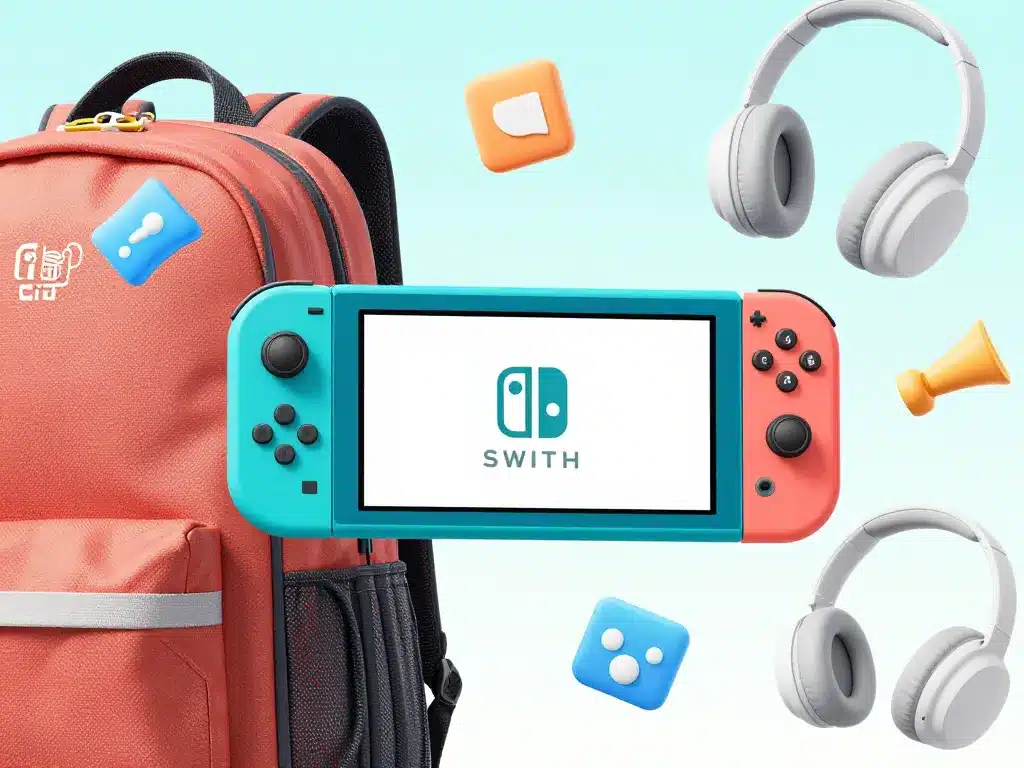 switch lite console portable avec accessoires