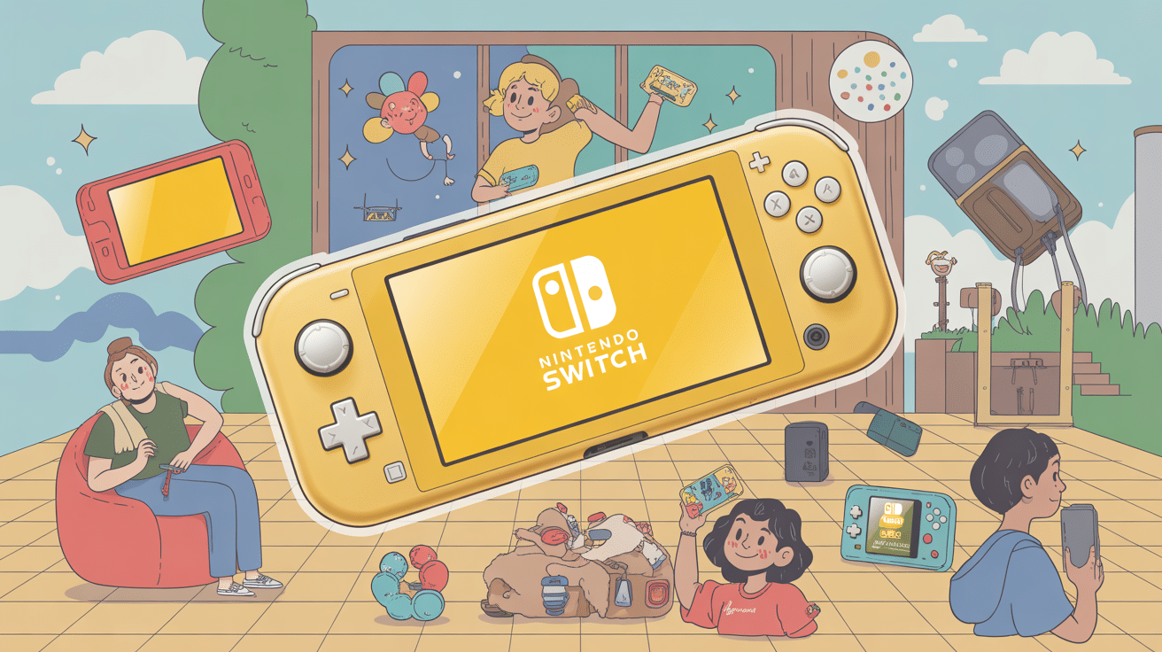 switch lite portabilité et usage quotidien illustration