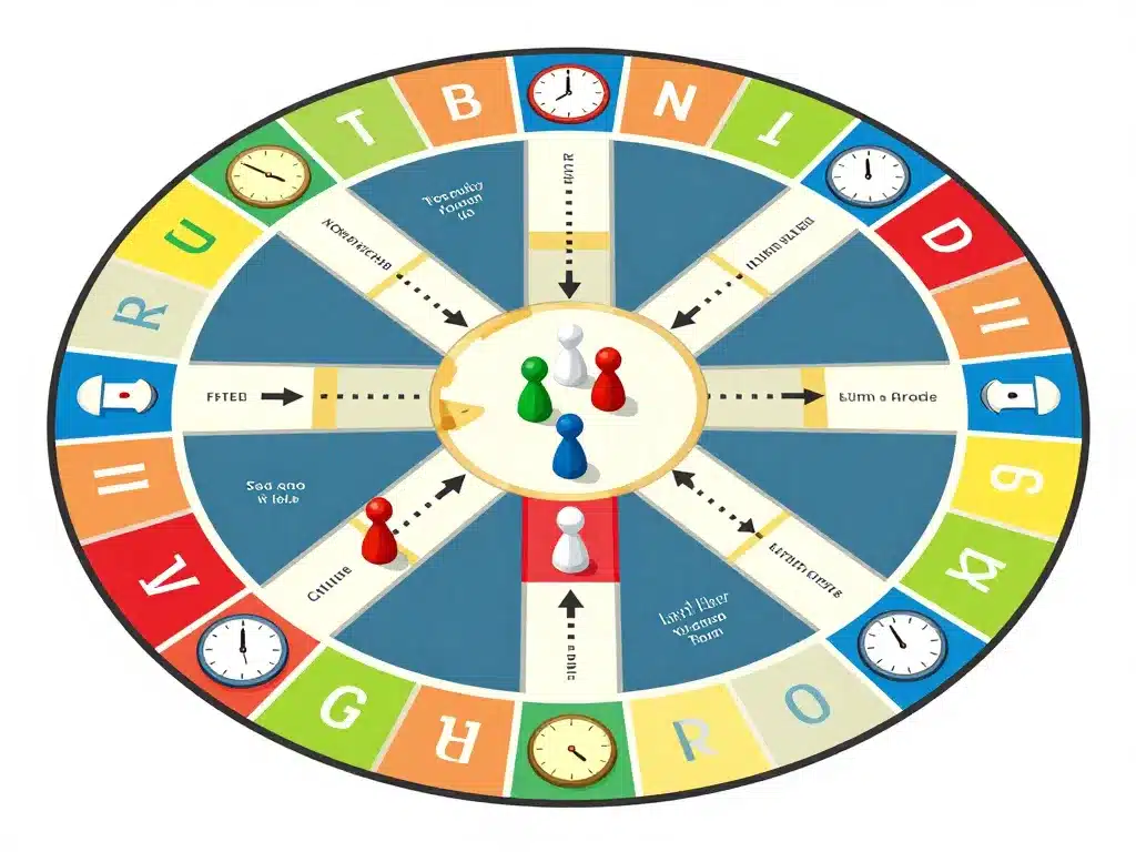 Diagramme des règles et variantes de Trivial Pursuit
