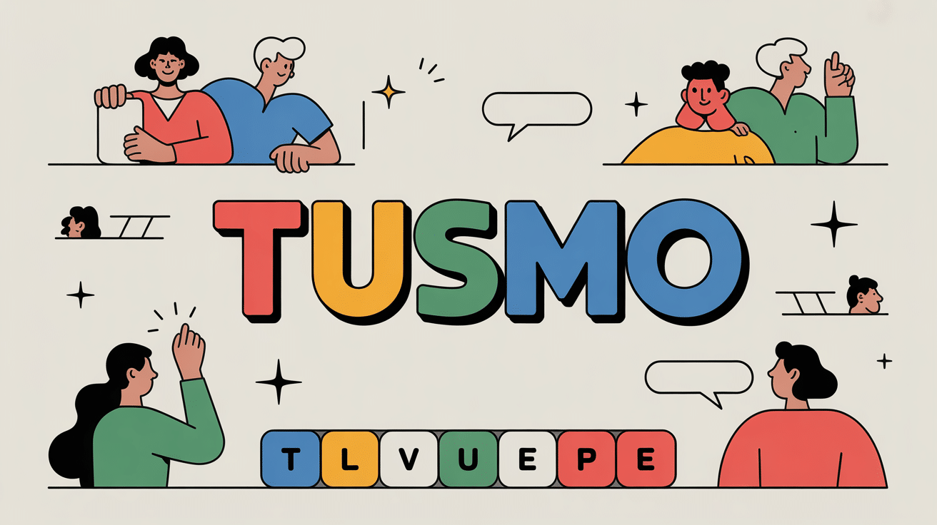 Illustration grille tusmo indices colorés