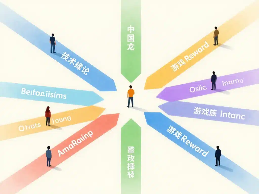 Unlock intentions illustration croisement metaphorique