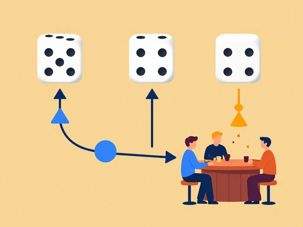 421 regle diagramme premiers lancers decisions