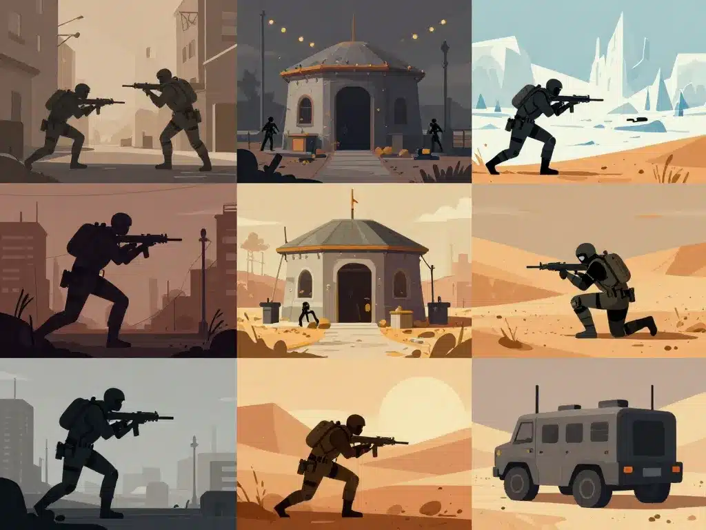 commando origins nombre de mission variété gameplay